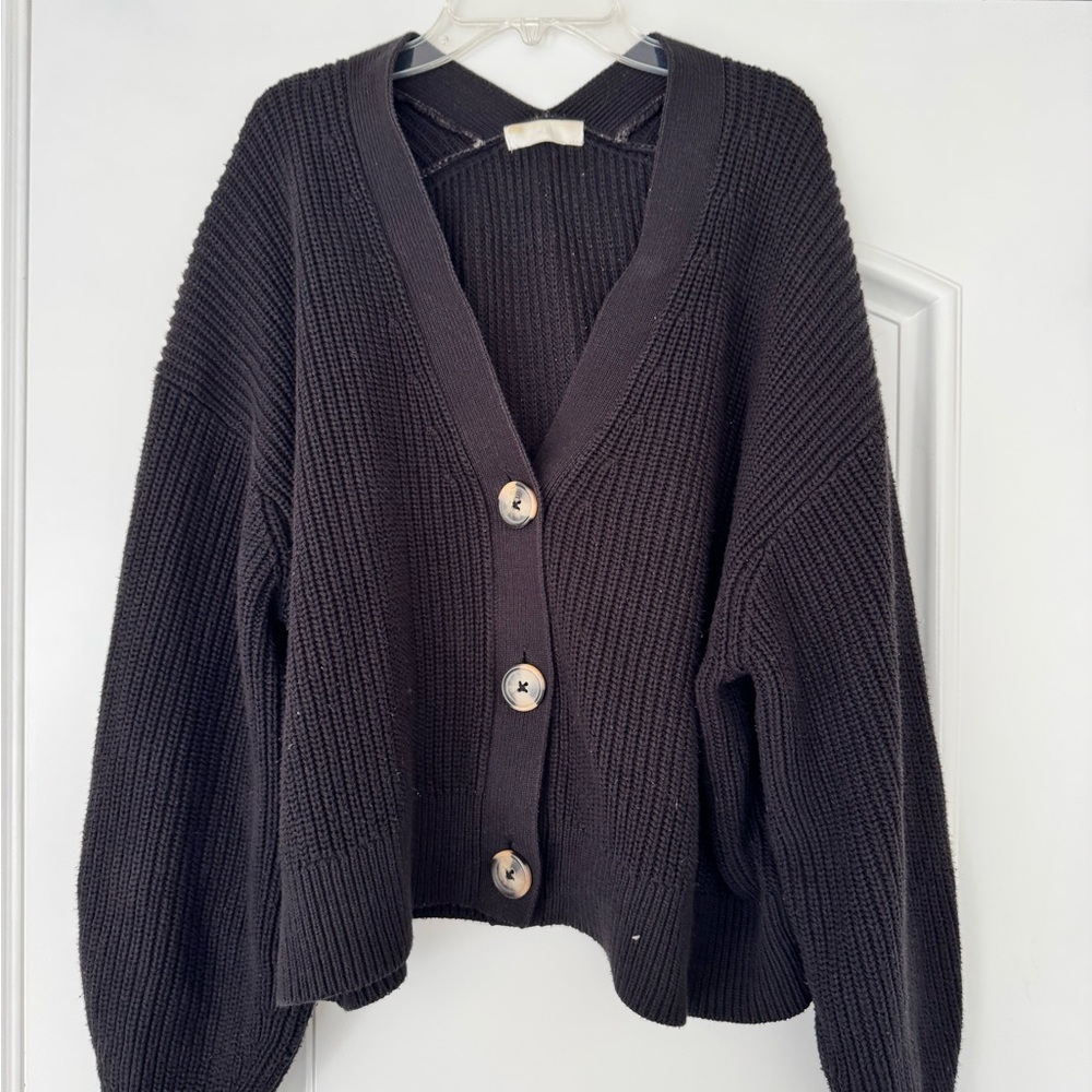 H&M Black Knit Cardigan